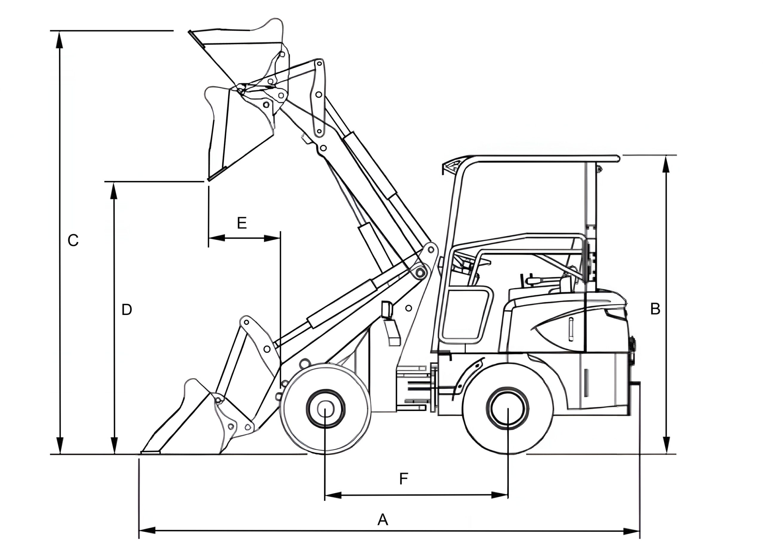 EcoTrack EL 1430 Dimensions Drawing A3