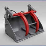 EcoTrack Electric Loader EL Series Grapple Bucket Attachment