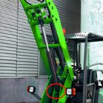 Bush of lifting arm cylinder-front frame