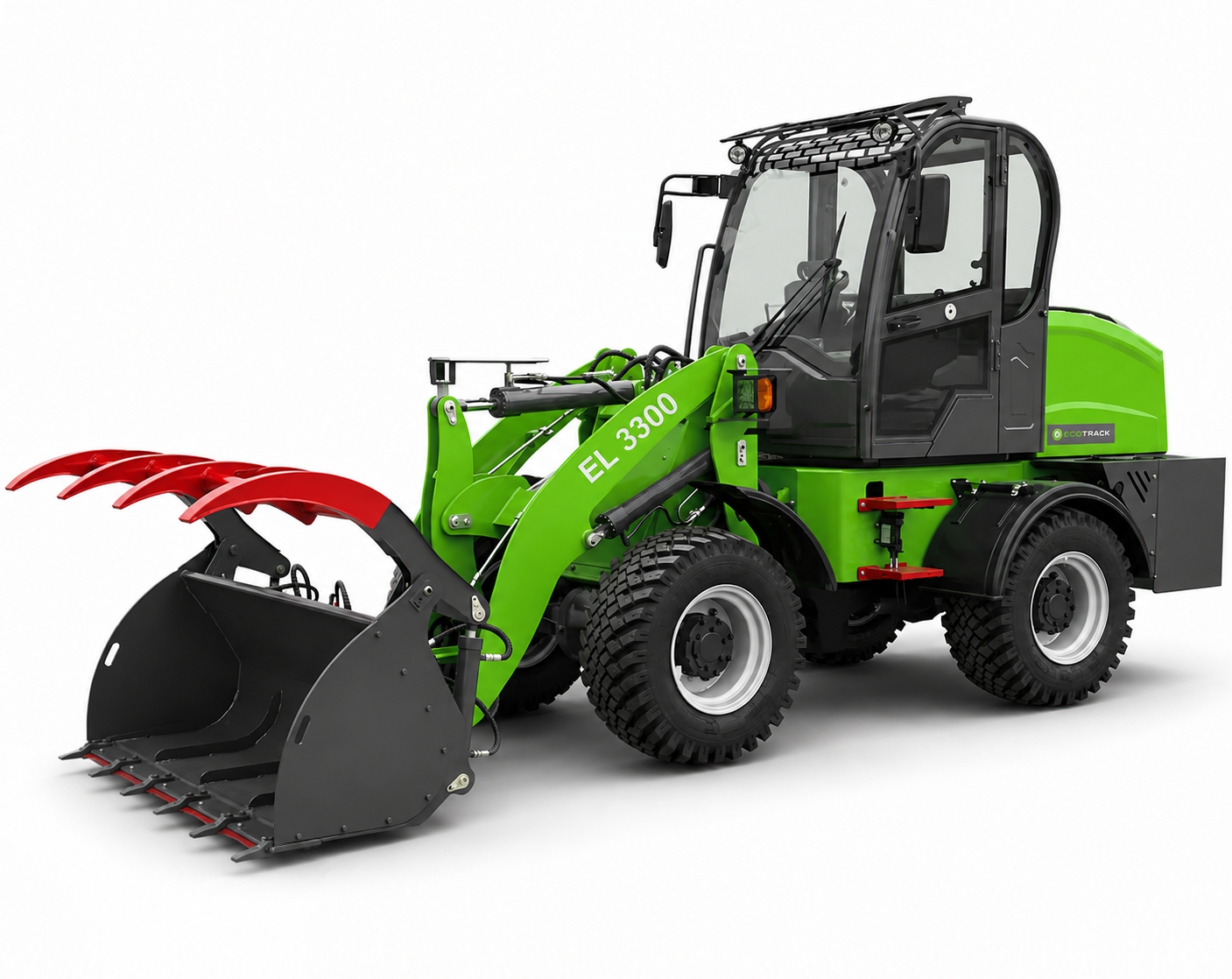EcoTrack - Electric Articulating Front End Wheel Loader - EL3300 - Photo A - 3300 lbs Capacity