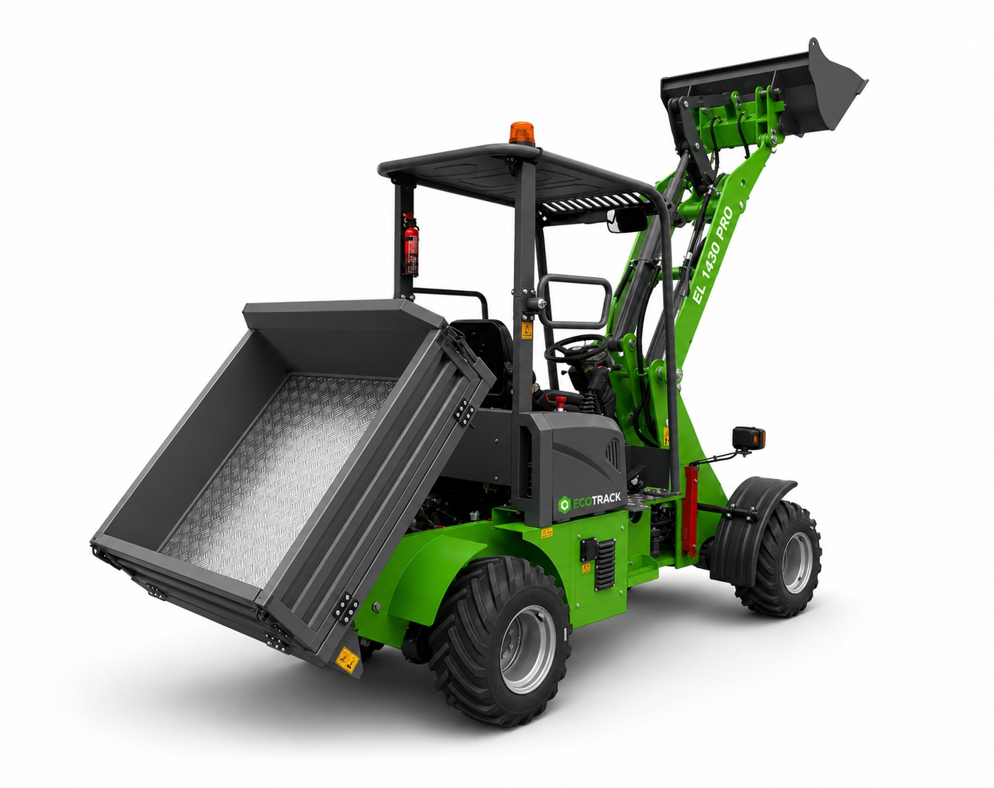 EcoTrack - Electric Front End Wheel Loader - EL 1430 D - 1430 Lbs Capacity - B