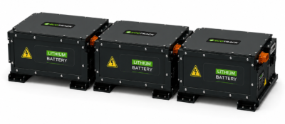 EcoTrack - Electric Front Wheel Loader - EL880- Lithium Battery System