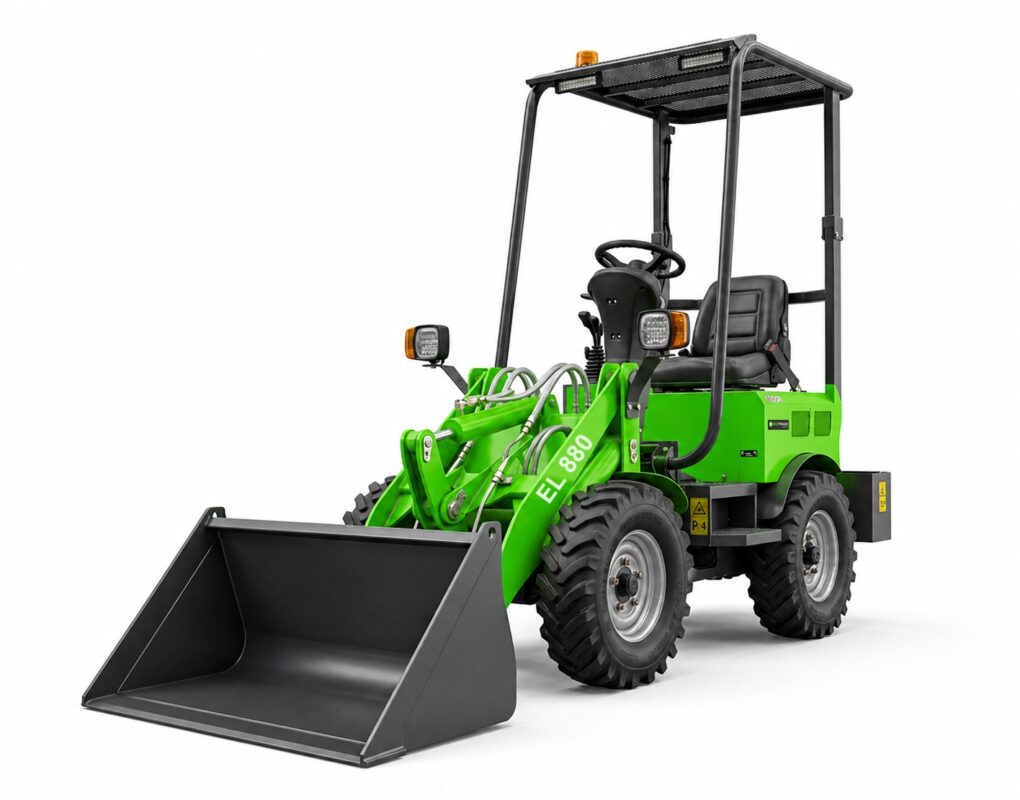 EcoTrack - Electric Front Wheel Loader - EL880- Photo A