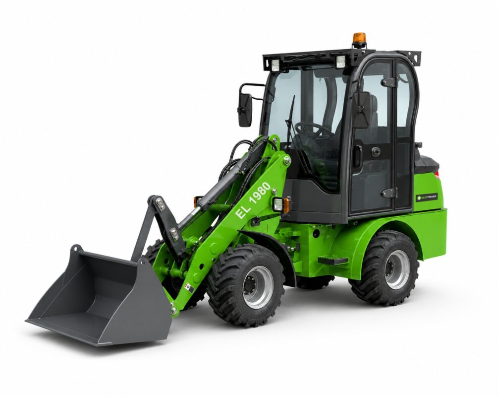 EcoTrack - Electric Articulating Front End Wheel Loader - EL1980 - Bucket Capacity 1980 lbs - A