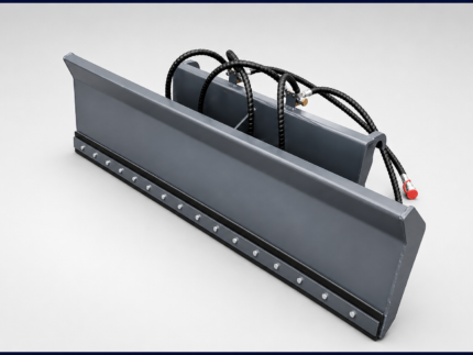 EcoTrack Electric Loader EL Series Plow and Dozer Attachment