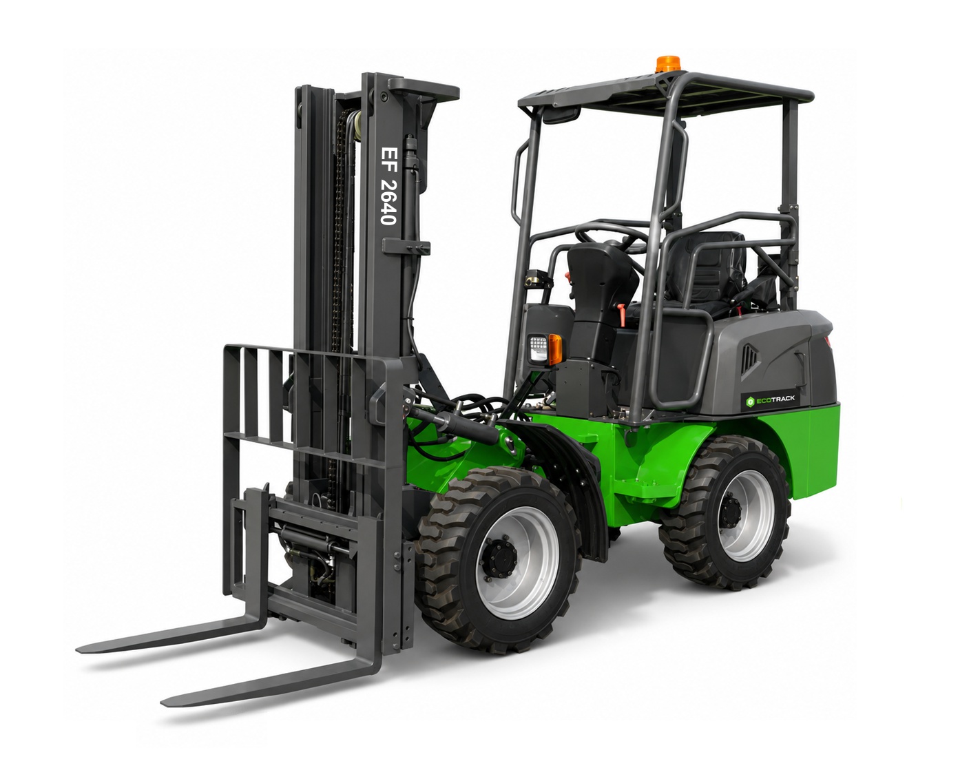 EcoTrack - Electric Articulating All Terrain Forklift - EF 2640 - With 2640 lbs Lifting Capacity
